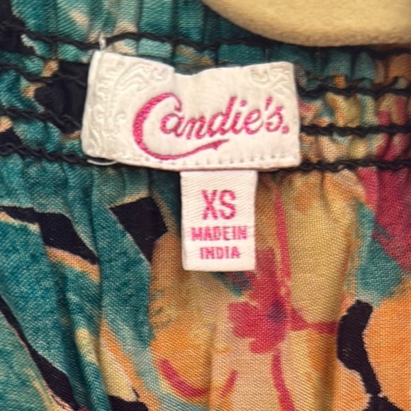 Candie's Floral Tube Dress with Ruffle & Sequins - Picture 3 of 3